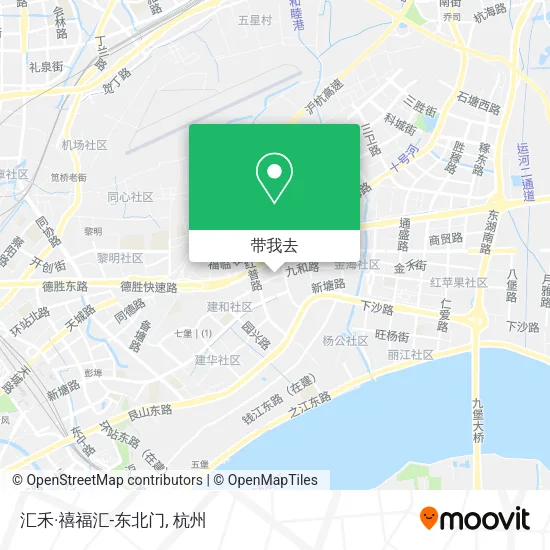汇禾·禧福汇-东北门地图