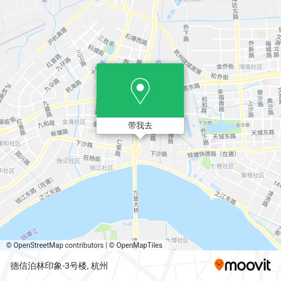 德信泊林印象-3号楼地图