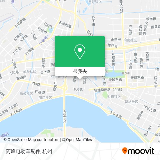 阿峰电动车配件地图