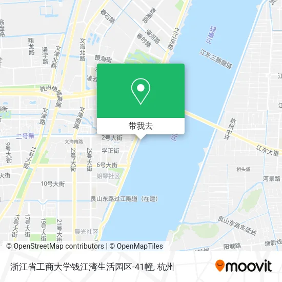 浙江省工商大学钱江湾生活园区-41幢地图