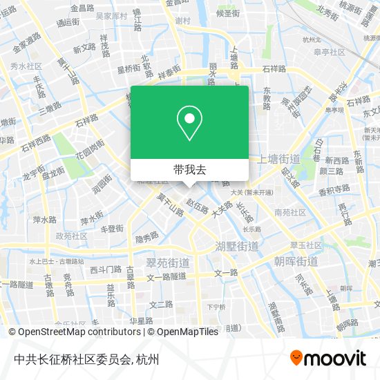 中共长征桥社区委员会地图