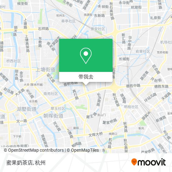 蜜果奶茶店地图