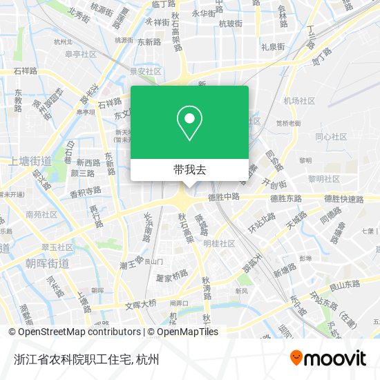 浙江省农科院职工住宅地图
