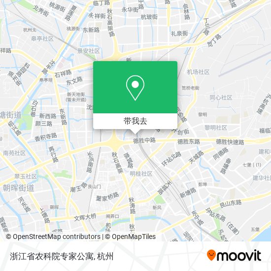 浙江省农科院专家公寓地图