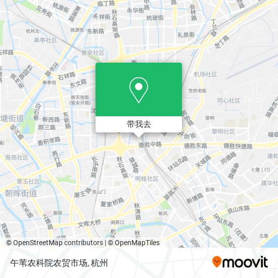 午苇农科院农贸市场地图