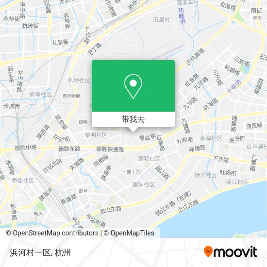 浜河村一区地图