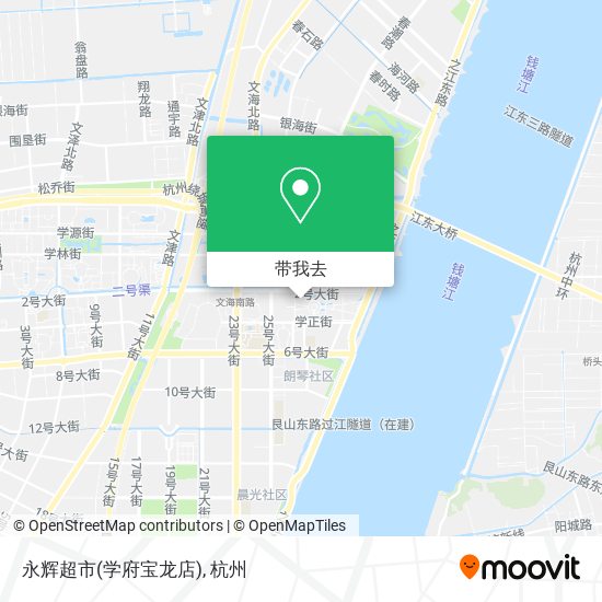 永辉超市(学府宝龙店)地图