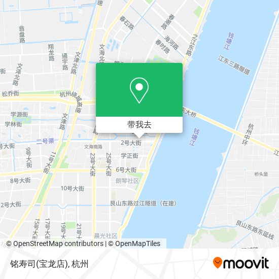 铭寿司(宝龙店)地图