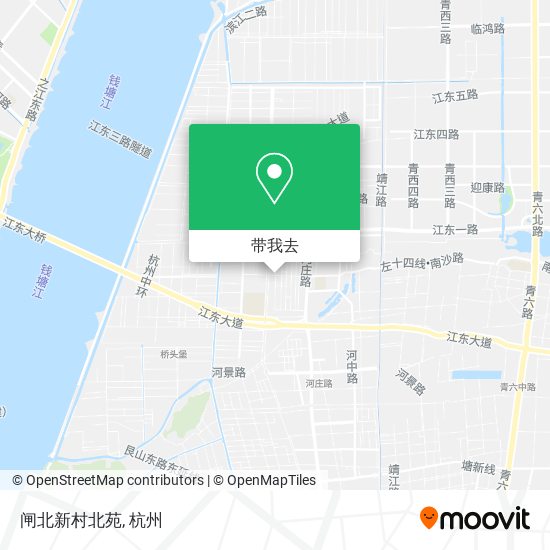 闸北新村北苑地图