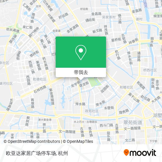 欧亚达家居广场停车场地图