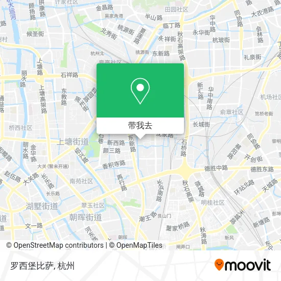 罗西堡比萨地图