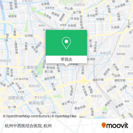 杭州中西医结合医院地图