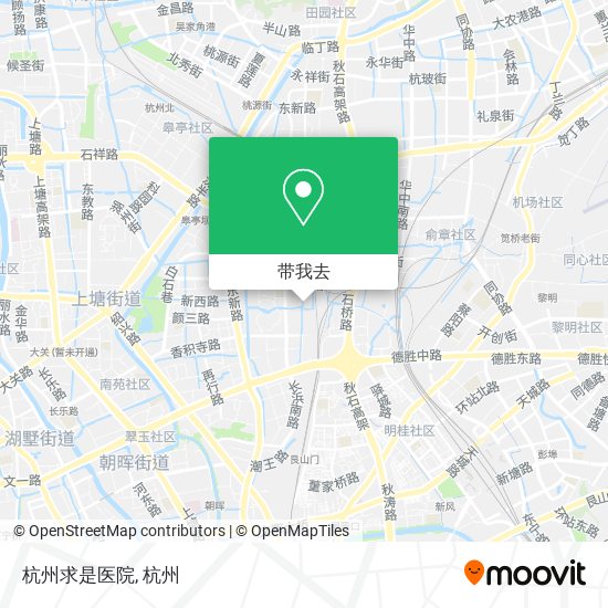 杭州求是医院地图
