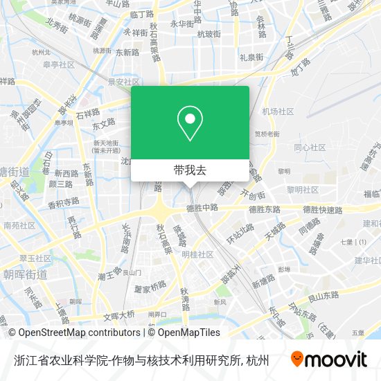浙江省农业科学院-作物与核技术利用研究所地图
