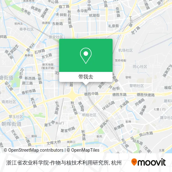 浙江省农业科学院-作物与核技术利用研究所地图