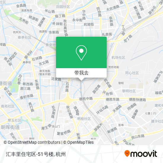 汇丰里住宅区-51号楼地图