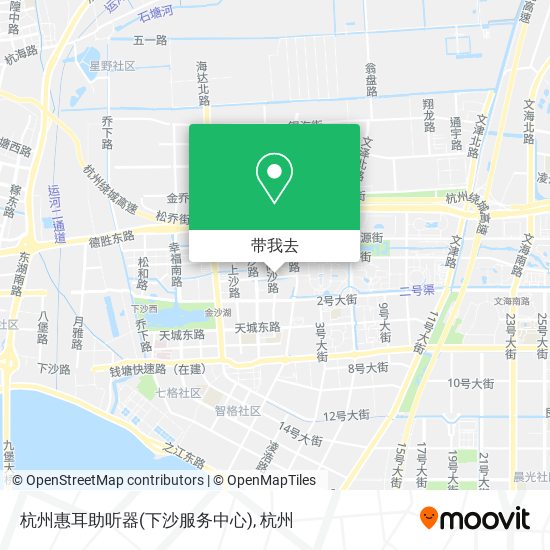 杭州惠耳助听器(下沙服务中心)地图