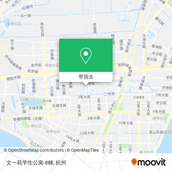 文一苑学生公寓-8幢地图