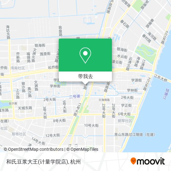 和氏豆浆大王(计量学院店)地图