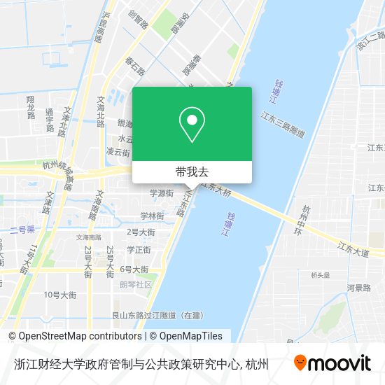 浙江财经大学政府管制与公共政策研究中心地图