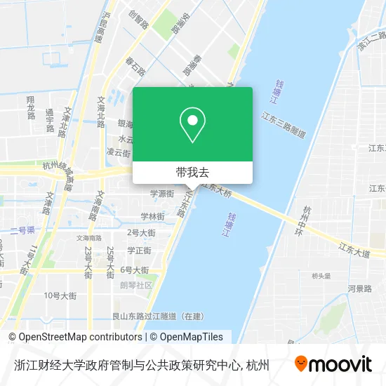 浙江财经大学政府管制与公共政策研究中心地图