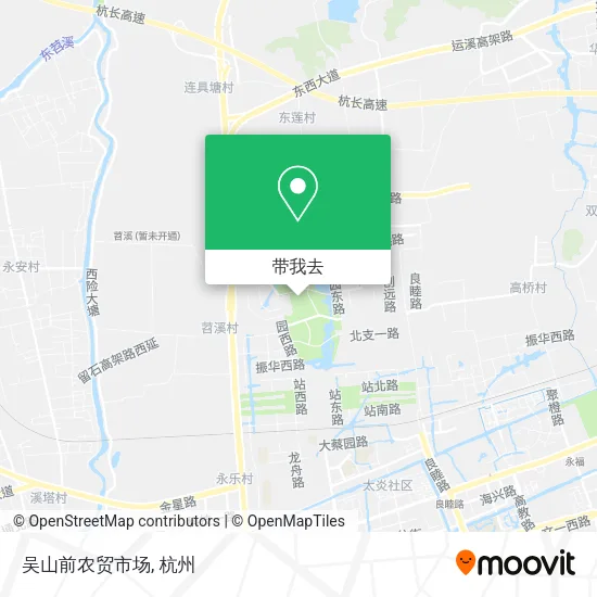 吴山前农贸市场地图
