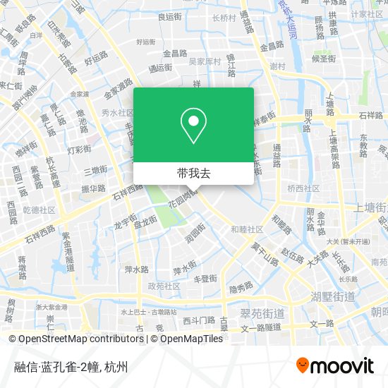 融信·蓝孔雀-2幢地图