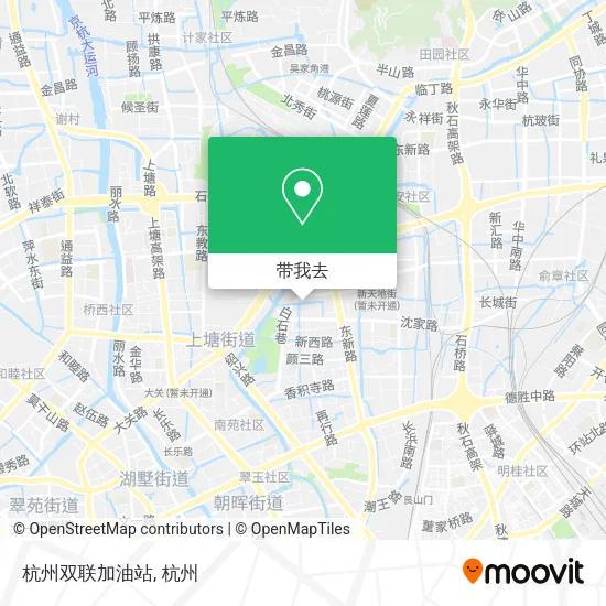 杭州双联加油站地图