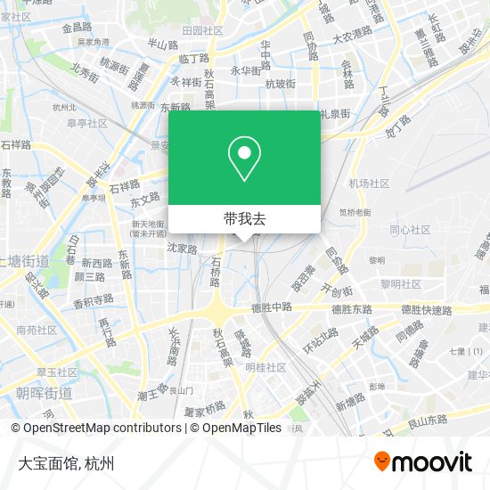 大宝面馆地图