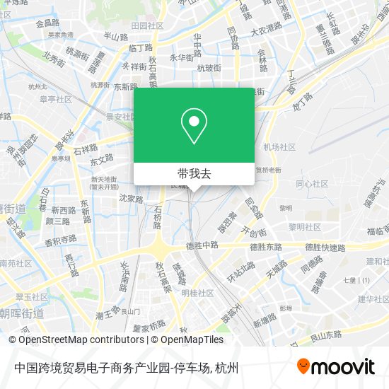 中国跨境贸易电子商务产业园-停车场地图