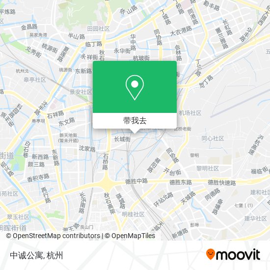 中诚公寓地图