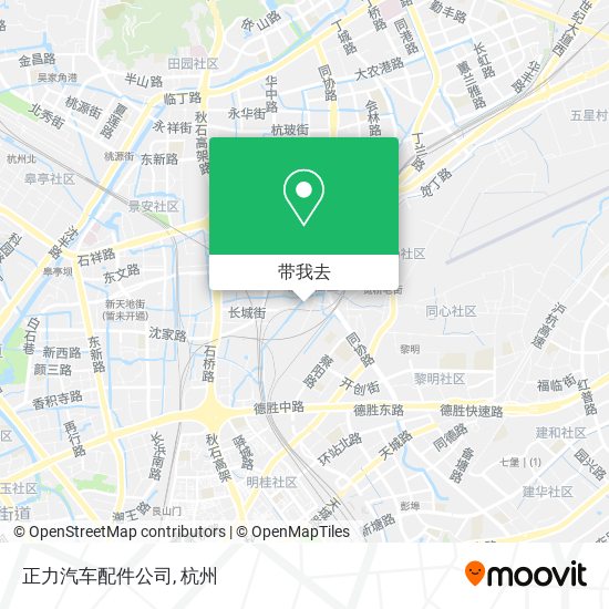 正力汽车配件公司地图