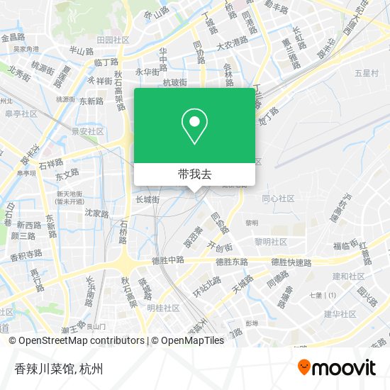 香辣川菜馆地图