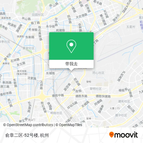 俞章二区-52号楼地图