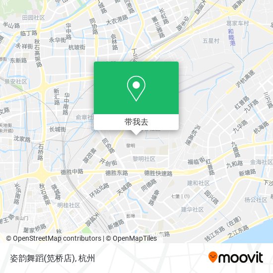 姿韵舞蹈(笕桥店)地图