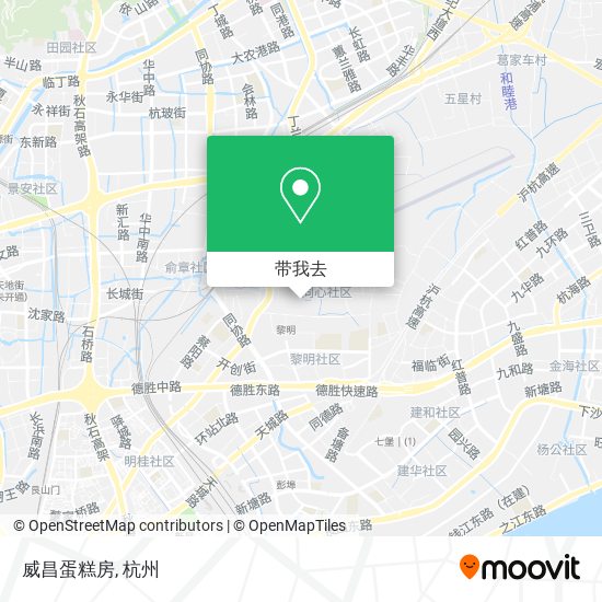 威昌蛋糕房地图
