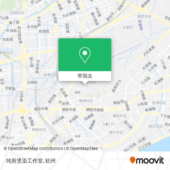 纯剪烫染工作室地图