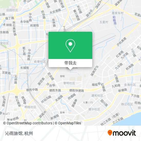 沁雨旅馆地图