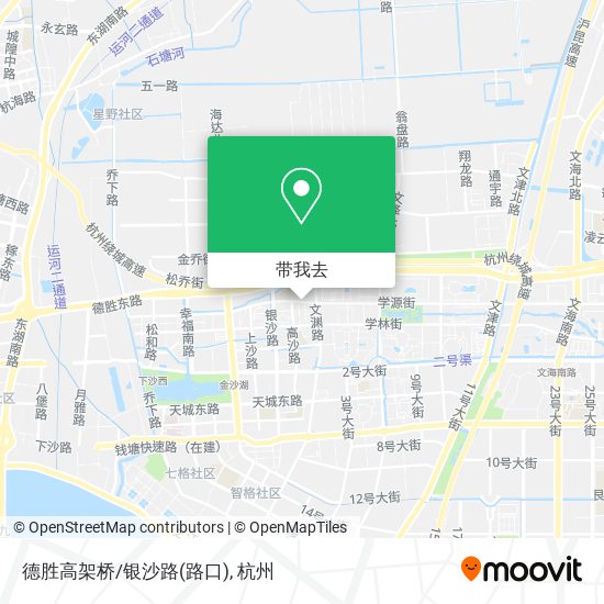 德胜高架桥/银沙路(路口)地图