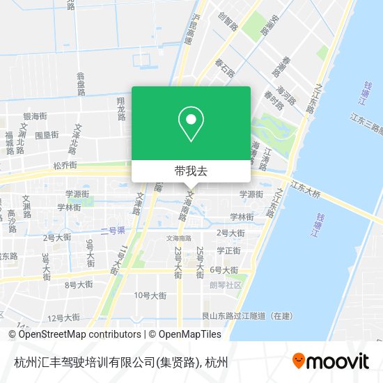 杭州汇丰驾驶培训有限公司(集贤路)地图