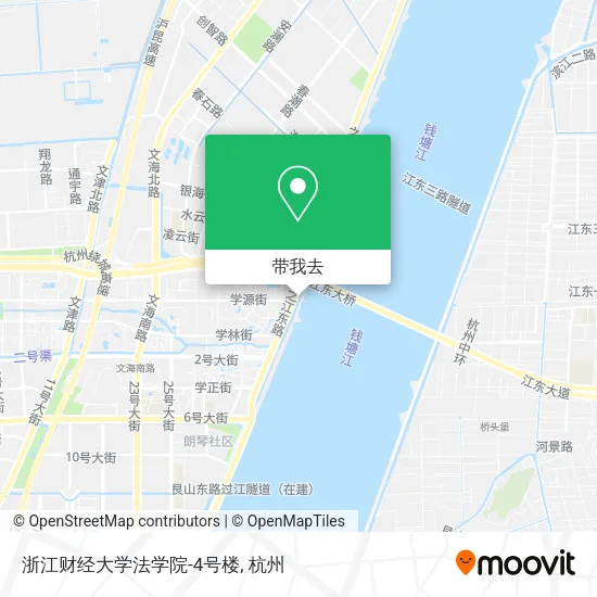 浙江财经大学法学院-4号楼地图