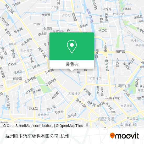 杭州唯卡汽车销售有限公司地图