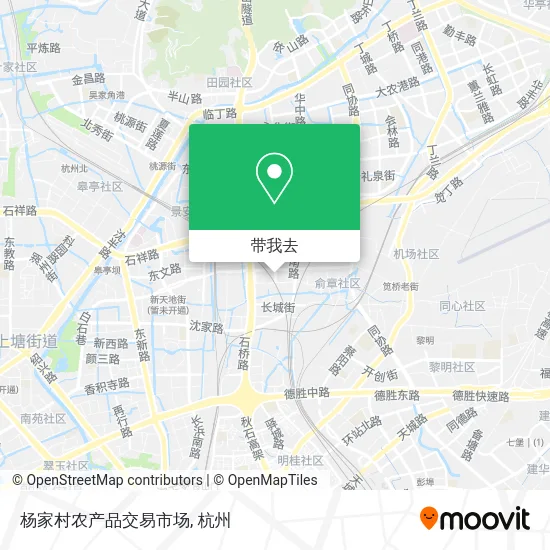 杨家村农产品交易市场地图