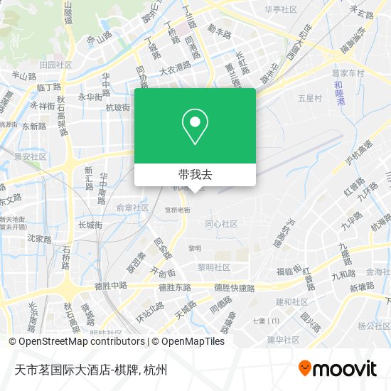 天市茗国际大酒店-棋牌地图