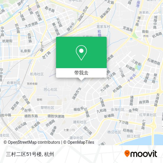 三村二区51号楼地图