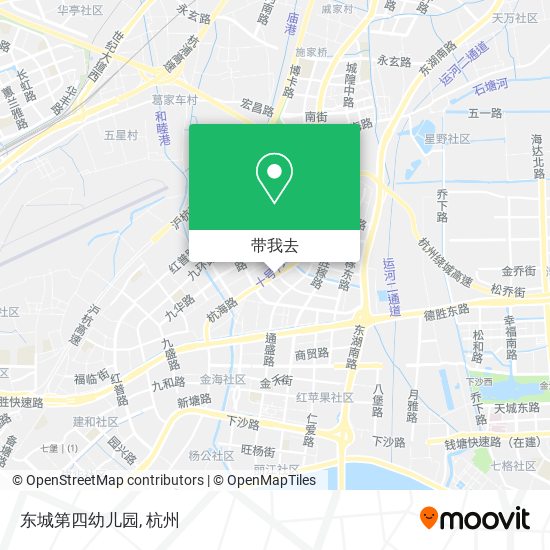 东城第四幼儿园地图