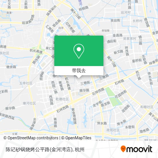 陈记砂锅烧烤公平路(金河湾店)地图