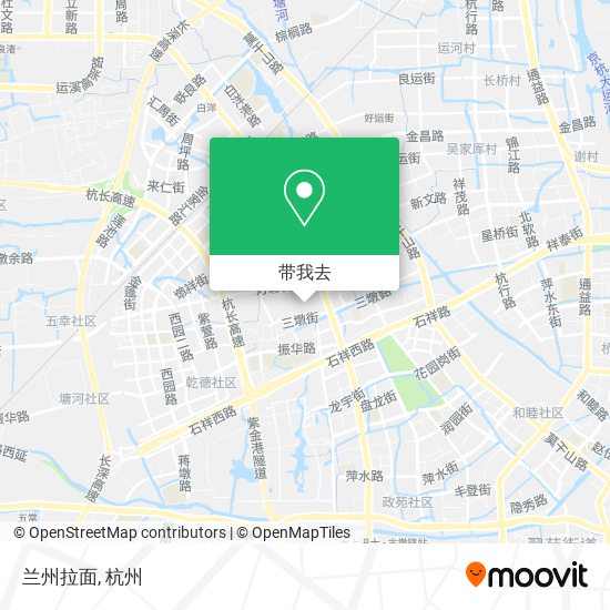 兰州拉面地图