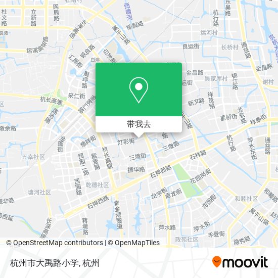 杭州市大禹路小学地图