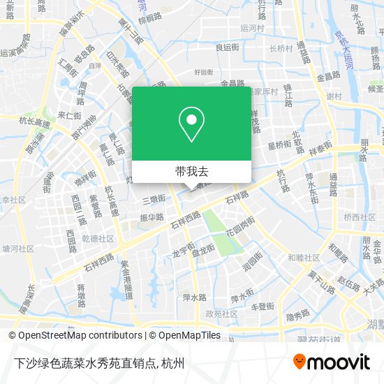 下沙绿色蔬菜水秀苑直销点地图